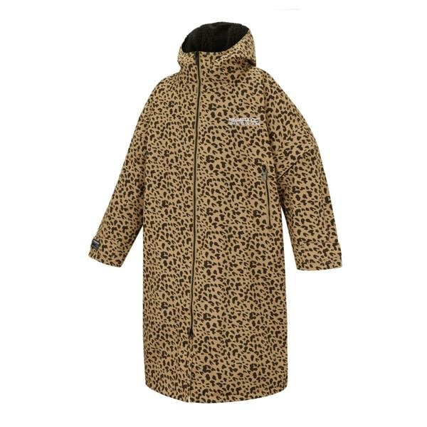 Regatta Unisex Adult Leopard Print Waterproof Reversible Changing Robe - Multicoloured - 