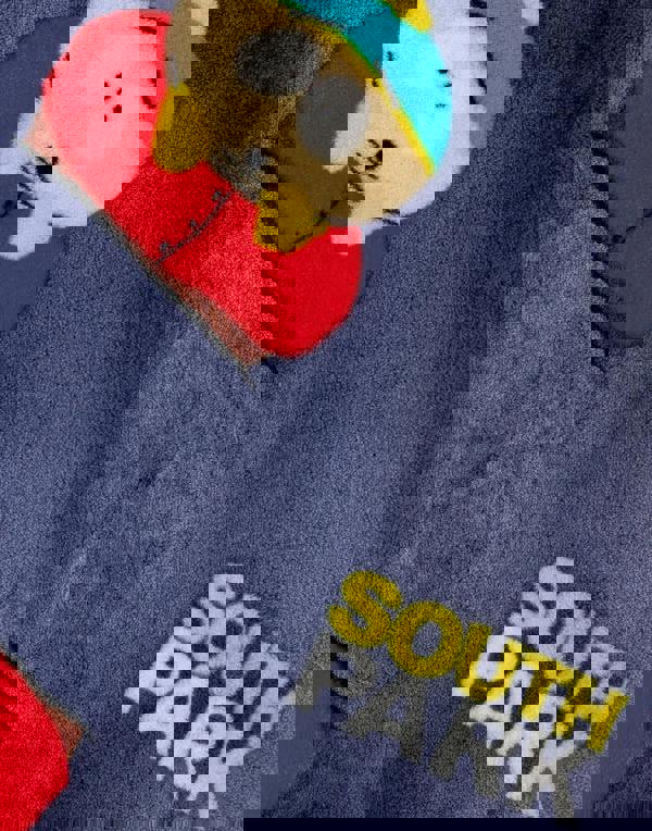 South Park Mens Blue Cartman AOP Hooded Bathrobe