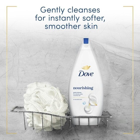 Dove Caring Bath Nourishing Body Wash 720ml with 0% Sulfate SLES