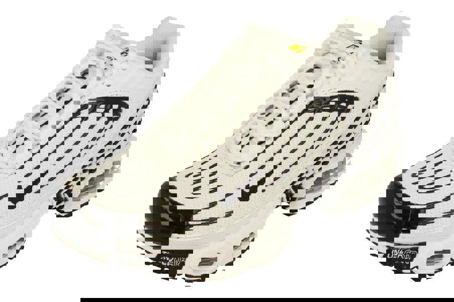 Nike Air Max Plus 3 GS Trainers Fn3845  100 - White Black Chile Red 100 - Photo 0