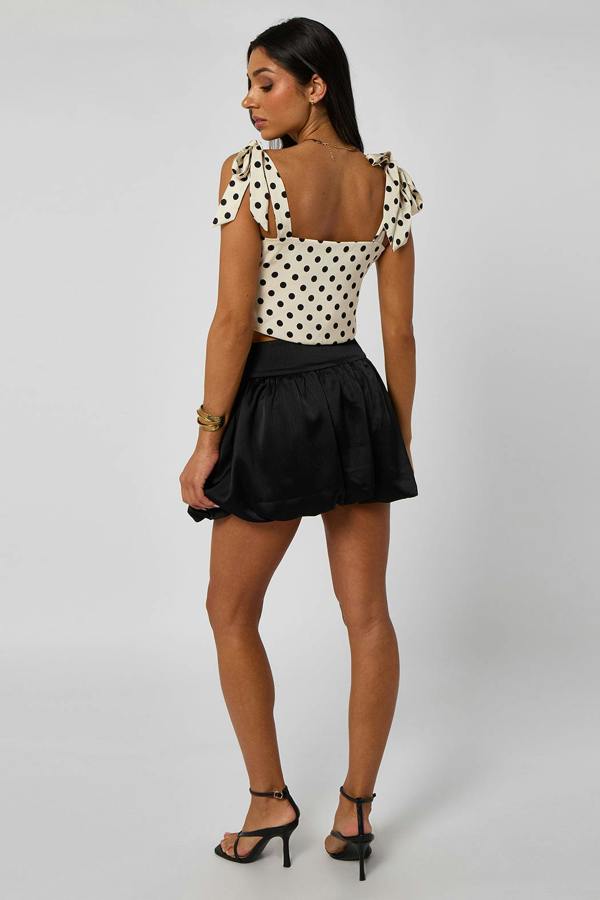 Urban Bliss Mini Skirt with Bubble Hem