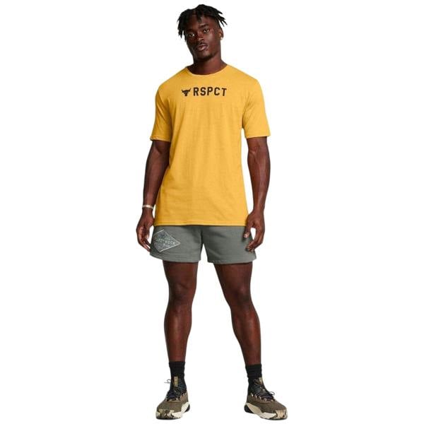 Under Armour Mens Project Rock Sweat Shorts - Green - 
