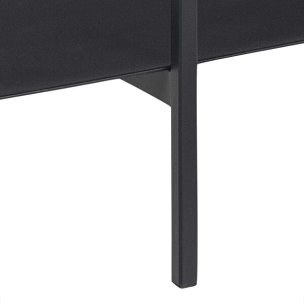 Wyld Haus Cambridge Black Coffee Table Bottom Shelf