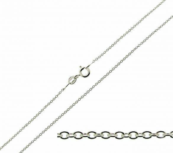 Sterling Silver 1.2mm Trace Chain - Love Silver Jewellery