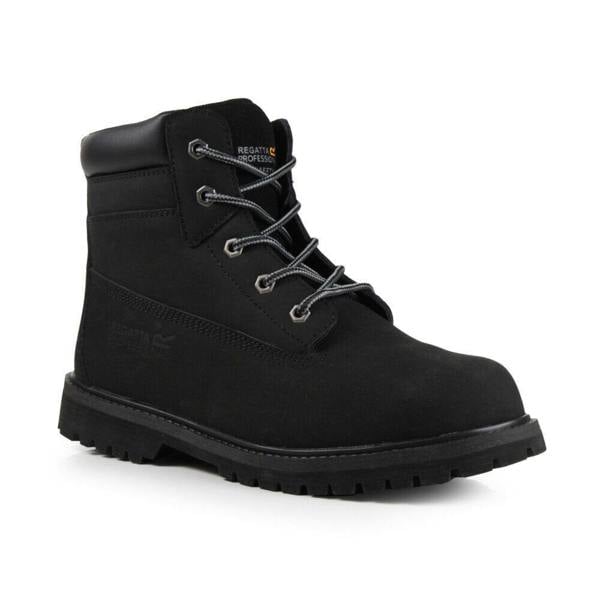 Regatta Professional Mens Nubuck Safety Boots - Black