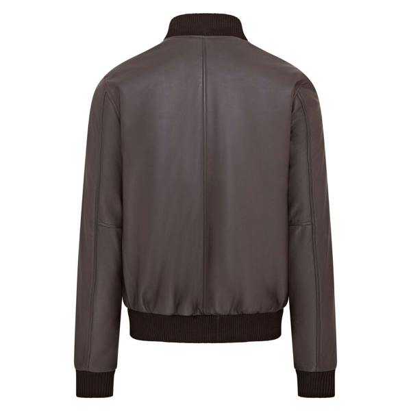 Infinity Leather Mens Soft Leather MA-1 Varsity Bomber Jacket