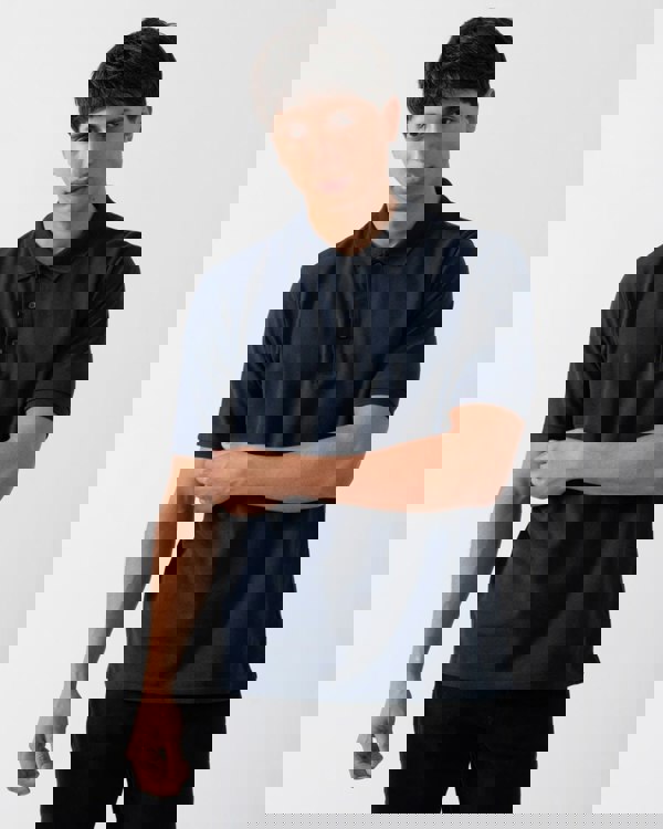 Oliver Sweeney Tralee Mens Pique Cotton Polo Shirt - Navy