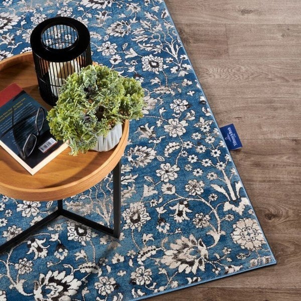 The Rugs Vintage Floral Design Short Pile Rug