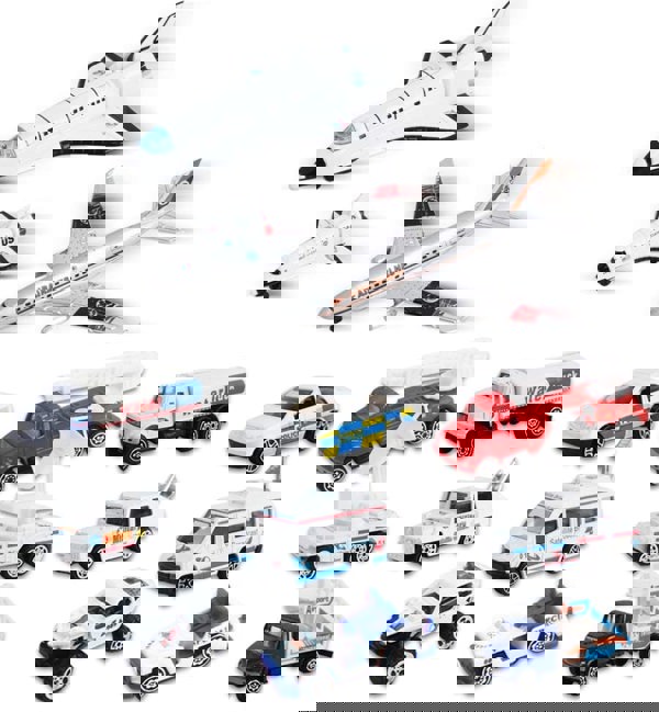 deAO Toys 44 Pcs Astronaut Space Ship Shuttle Rocket Pretend Play Set with Aerospace Control Centre Educational Toys