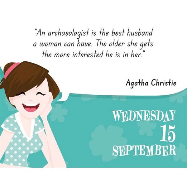 Women's Wit Mini Desk Calendar 2027, Desk Calendars, Day To View, Humour, Gift