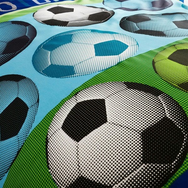 Catherine Lansfield Football Duvet Cover Set - Double Blue