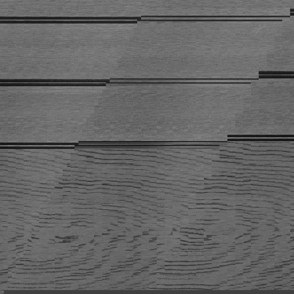 Monstershop Composite Fence Panel & LED Posts x 2 - Grey