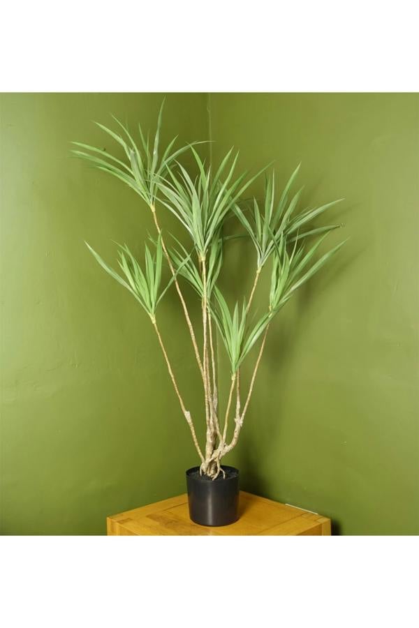 Dyzi 125cm Artificial Dracaena Dragon Plant with Twisted Trunk