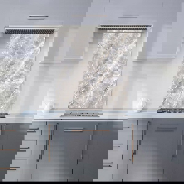 Warren Reed - Designer Polished Grey Marble Effect Kitchen Splashback