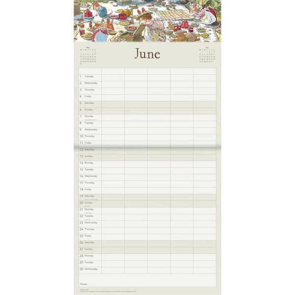 Brambly Hedge Family Organiser 2027, Family Planners, Month To View, History & Literature, Gift