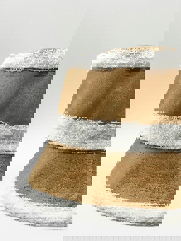 SVNX Reversible PU Bucket Hat with Borg Trims