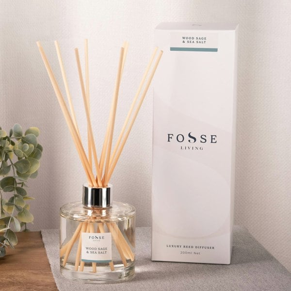 Fosse Living Wood Sage & Sea Salt Reed Diffuser