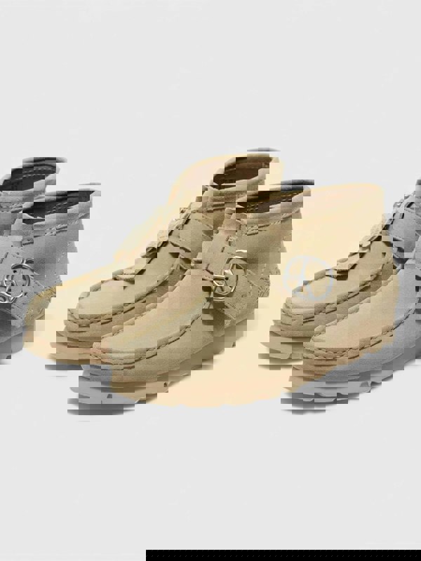 Clarks X Needles Wallabee Strap Maple Suede