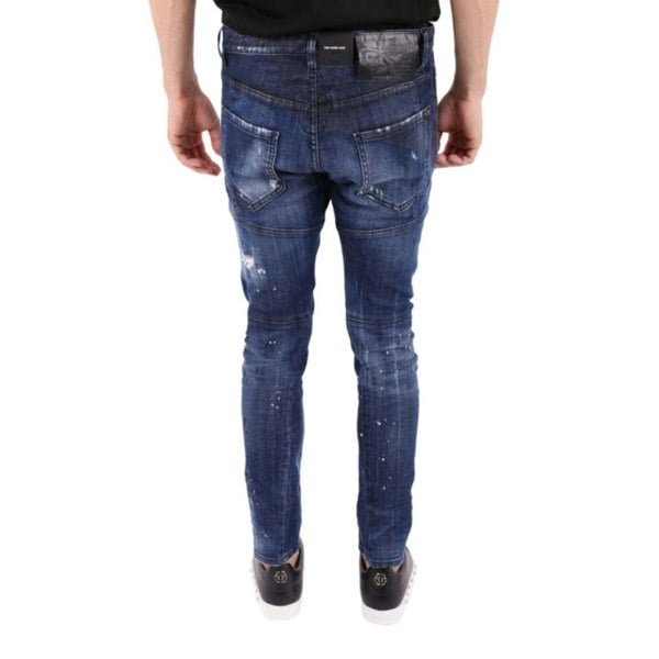 DSQUARED2 S71LB0511 S30342 TIDY BIKER JEAN 470 BLUE JEANS Mens 56