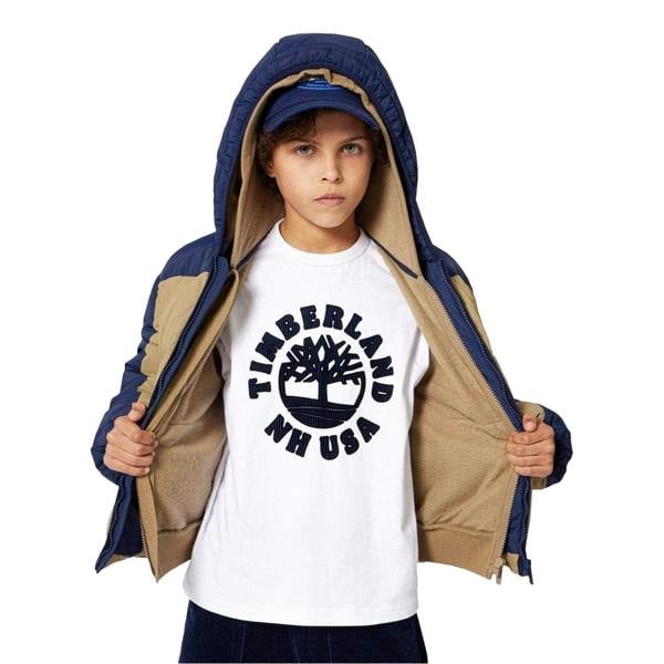 Timberland Childrens/Kids Crew Neck T-Shirt - White - 