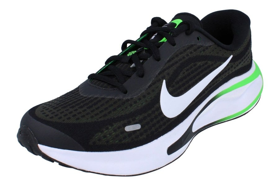 Nike Journey Run Mens Fn0228 007 - Black White Green Strike 007 - Photo 0