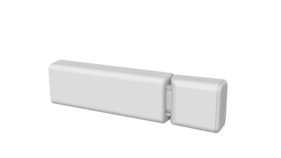 ENER-J Wireless Kinetic Door Switch - Easy Lighting Control for Doors, Drawers, and Cabinets, IP56 Rated, White Body