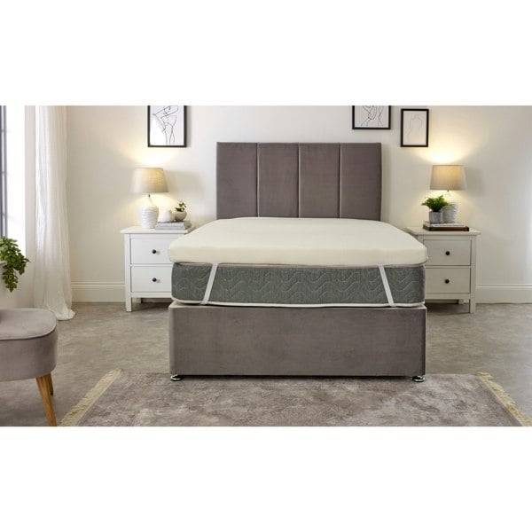 eXtreme Comfort Westwood Fabric Mattress Topper - 3" Deep, Plush Comfort, Breathable Design
