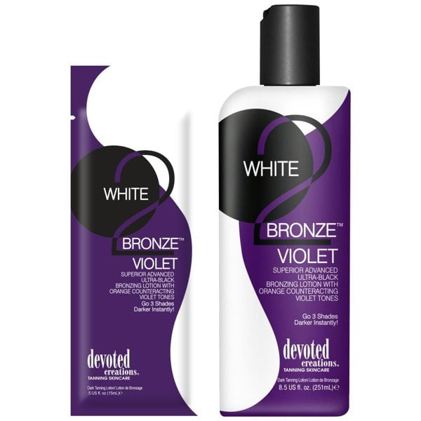 Devoted Creations White 2 Bronze Violet Bronzer