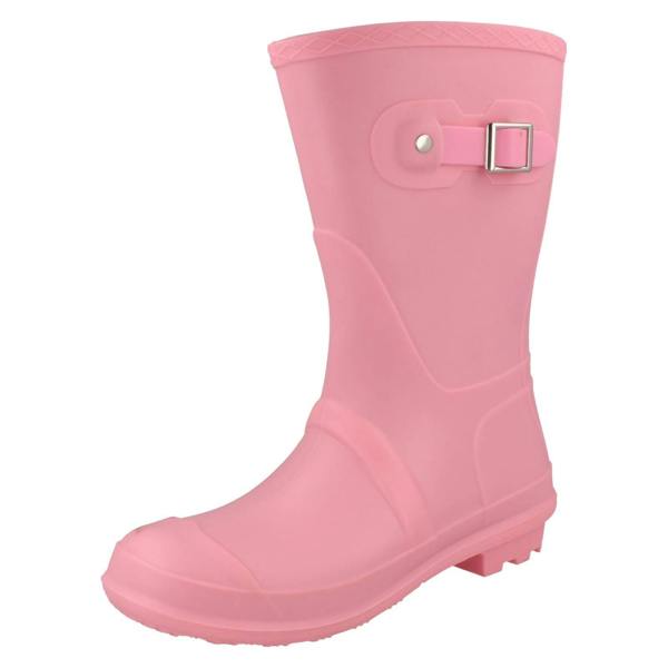 Spot On Ladies Spot On Buckle Detail Wellington Boots