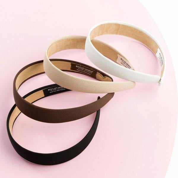 Brushworks Classic Headbands - 4 Pack