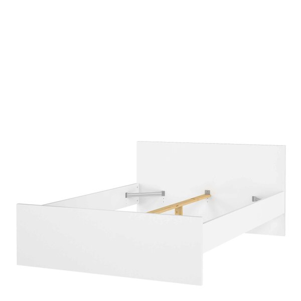 Wyld Haus Budapest 4ft6 Double White Wooden Bed Frame