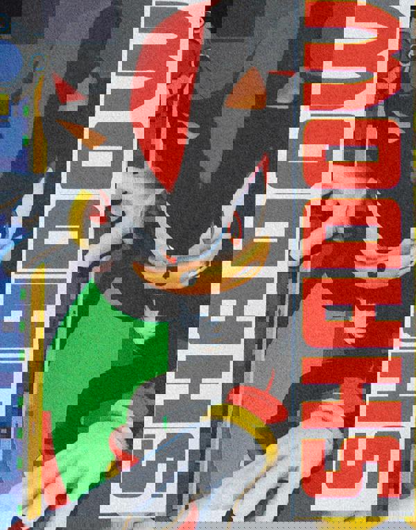 Sonic the Hedgehog Boys Black Shadow Short Sleeved T-Shirt