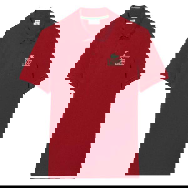 Lacoste Unisex Adult Mini Pique Stretch Regular Polo Shirt - Red - 