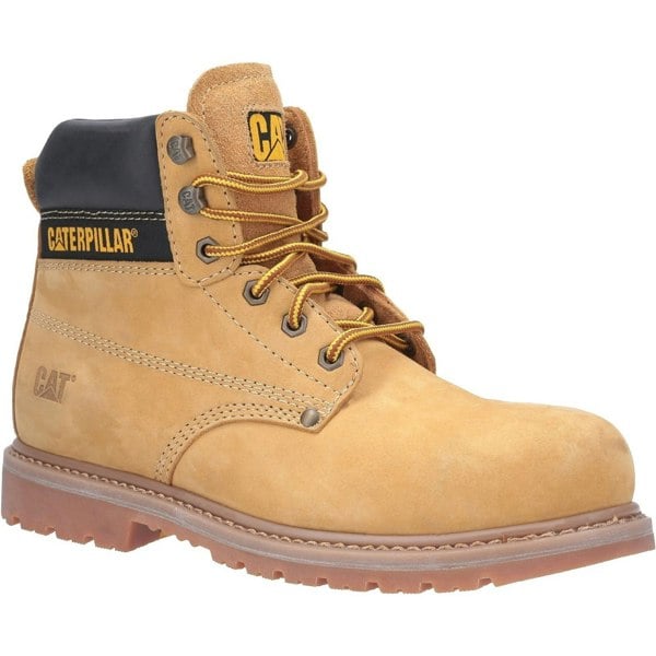 Caterpillar Mens Powerplant GYW Leather Safety Boot - Honey