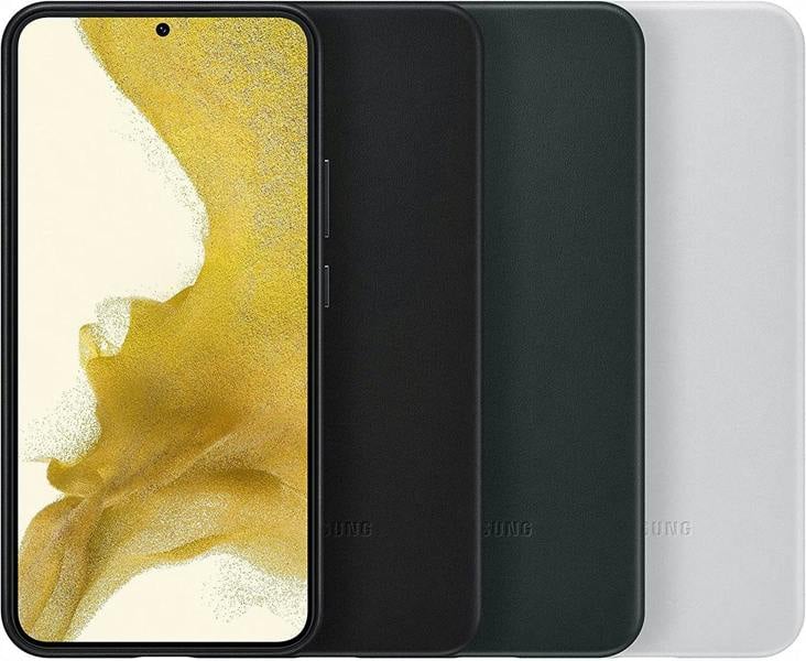 Samsung Galaxy S22 Plus Leather Cover Grey - EF-VS906LJEGWW