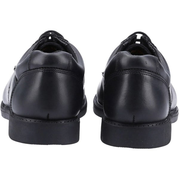 Hush Puppies Tim Senior Leather Boys's Black Shoes