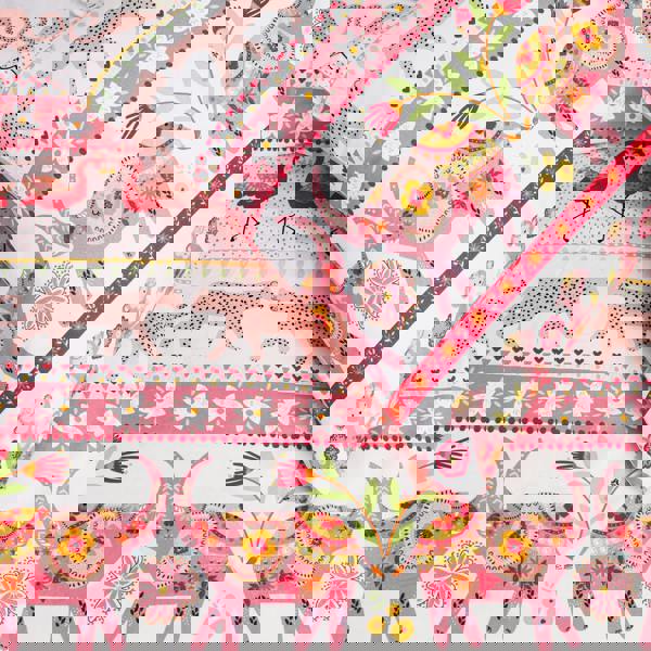 Smart Living Luxury Super Soft Reversible Fashion Flamingo Duvet Set & Pillowcases