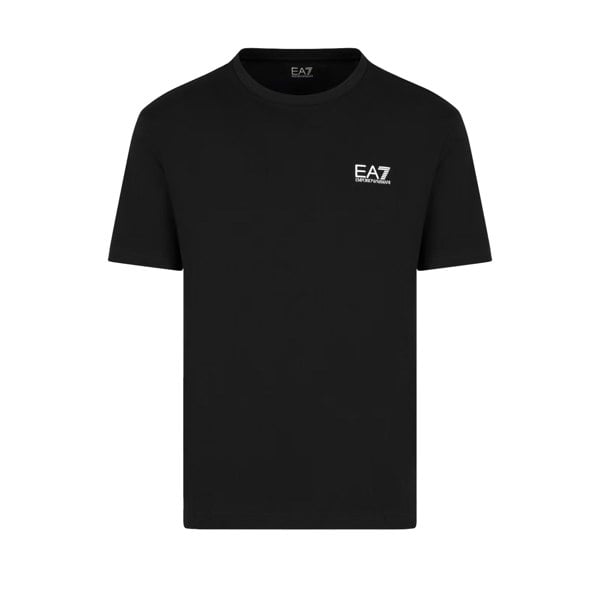 Emporio Armani EA7 EA7 Emporio Armani Pima Cotton Identity T-Shirt Black