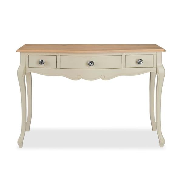 Statement Furniture Juliette French Dressing Table with Drawers and Crystal Handles