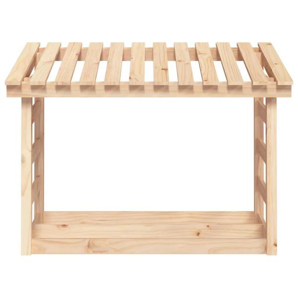 Berkfield Firewood Rack 108x64.5x78 cm Solid Wood Pine