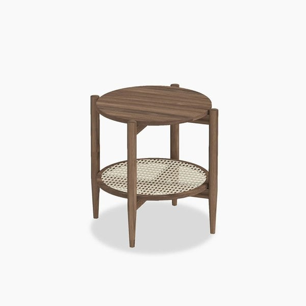 Rit Concept Fadli Round Side Table, Rattan