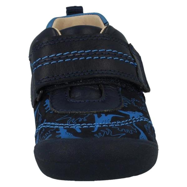 Clarks Boys Startrite Casual Hook & Loop Shoes Footprint