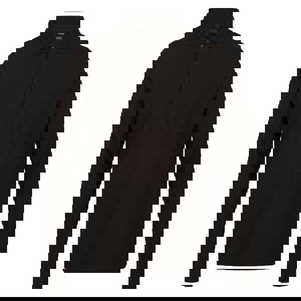 Regatta Professional Mens Long-Sleeved Polo Shirt - Black