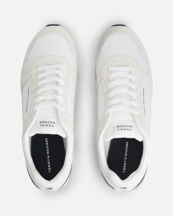 Tommy Hilfiger Light EVA Mens Mesh Trainers - Red/White/Blue
