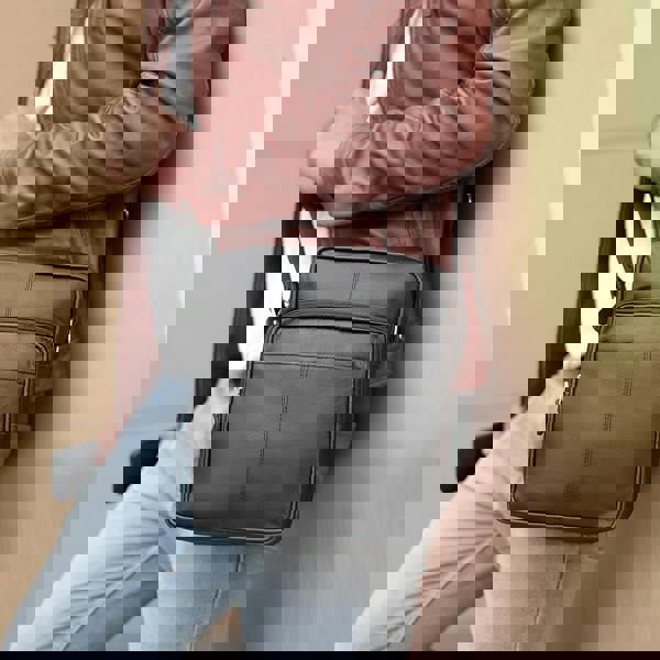 PRIMEHIDE Upcycled Leather Crossbody Bag