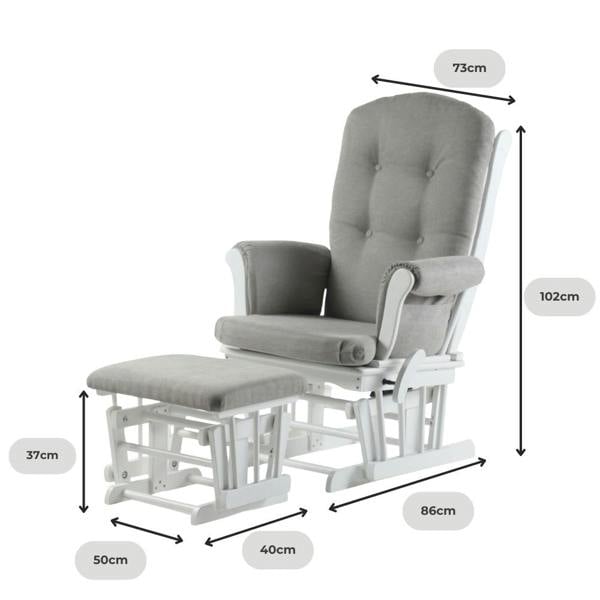Kub Kielder Nursing Chair and Footstool