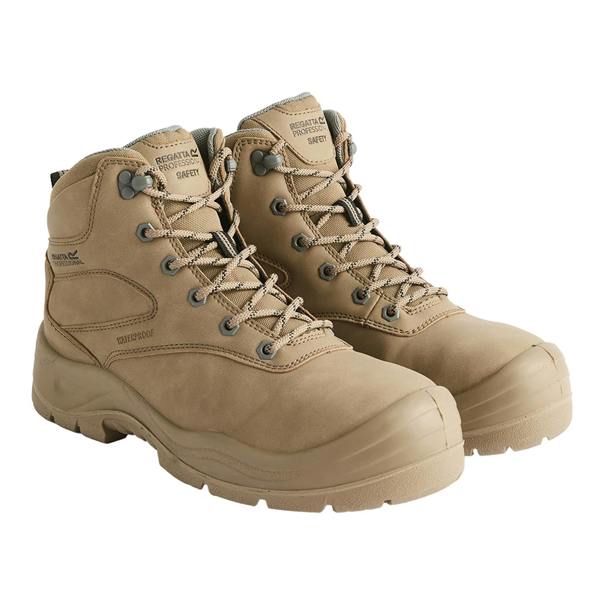 Regatta Mens Guardstone Safety Boots - Stone - 