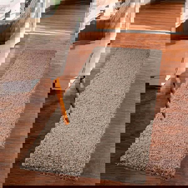 Smart Living Shaggy Rug - Dark Beige