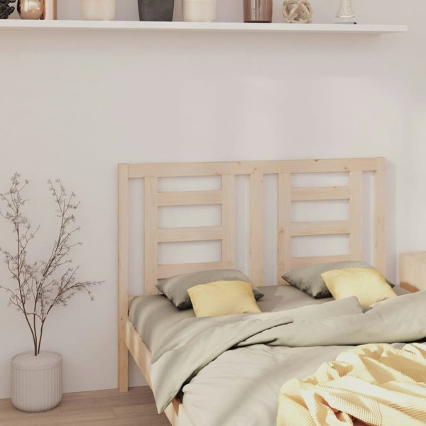 Berkfield Bed Headboard 146x4x100 cm Solid Wood Pine