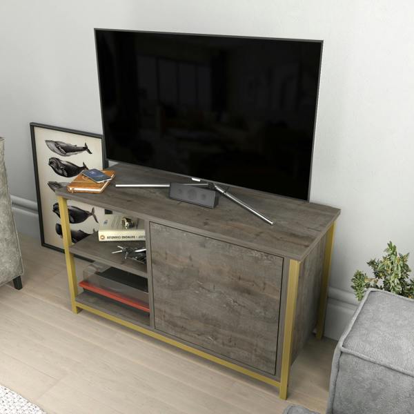 Decorotika Muskegon Modern Tv Stand TV Cabinet for TV's up to 41"